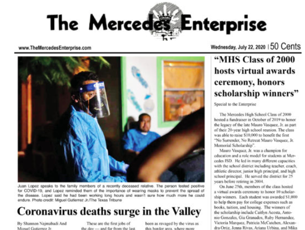 The Mercedes Enterprise 7/22/20 e-edition