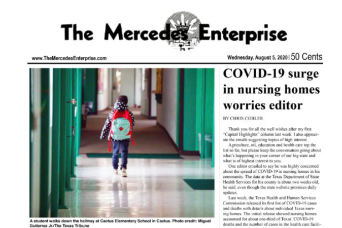 The Mercedes Enterprise 8/5/20 e-edition