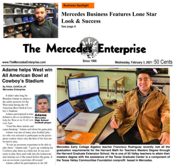 The Mercedes Enterprise 2/3/21 e-edition