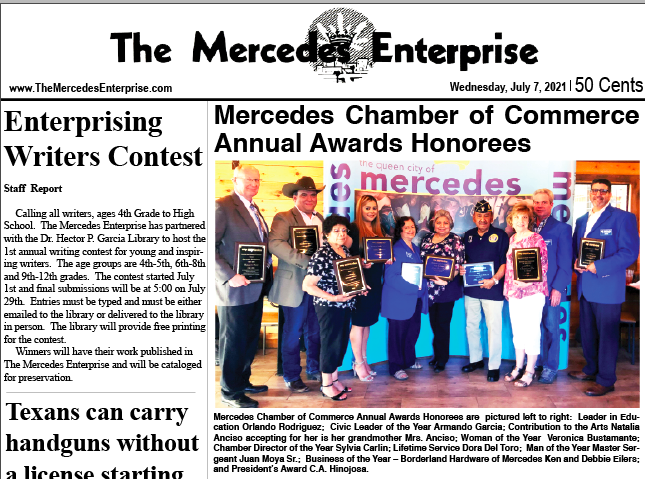 The Mercedes Enterprise 7/7/21 e-edition