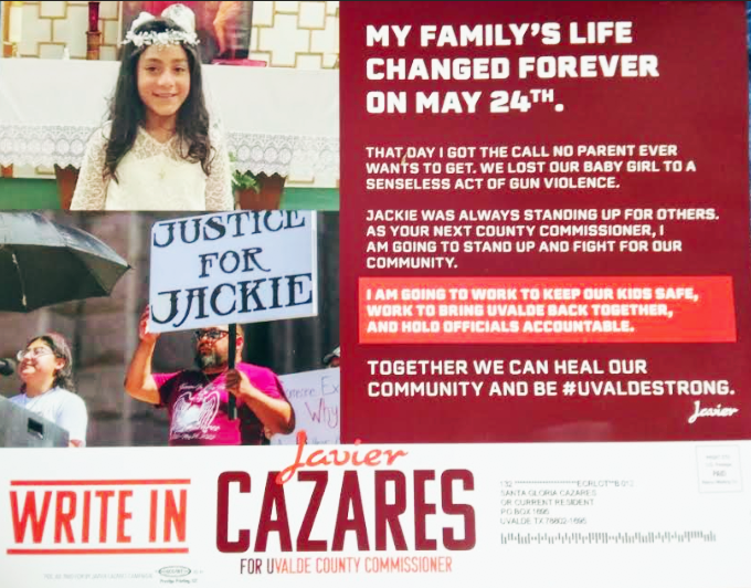 Letter to the Editor: Javier Cazares, Uvalde County Commissioner Precinct 2 candidate seeks support