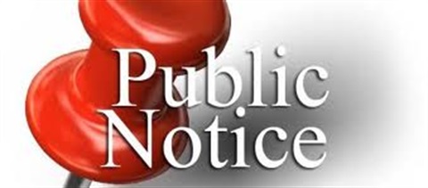 PUBLIC NOTICES POSTED IN WEDNESDAY NOVEMBER 15, 2023 EDITION