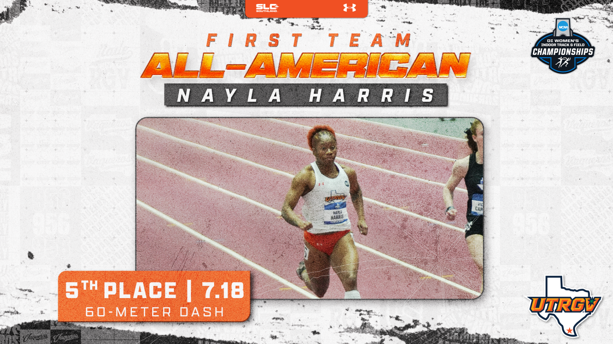 HARRIS TAKES 5TH, EARNS FIRST TEAM ALL-AMERICA AT NCAA INDOOR TRACK & FIELD CHAMPIONSHIPS