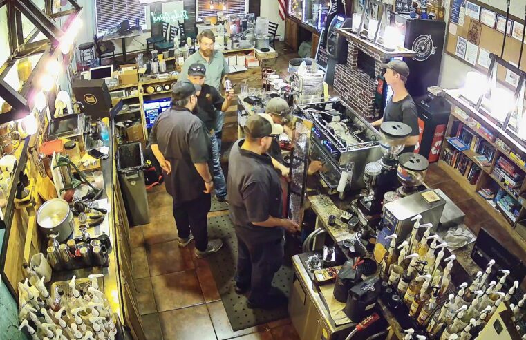 The Daily Grind coffeehouse offers savory brewed coffee