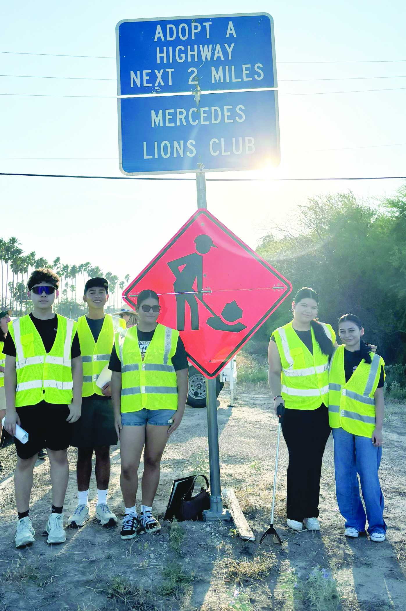  Mercedes Lions Club Adopt a Highway from FM 491 to Mile 2 East of Business 83